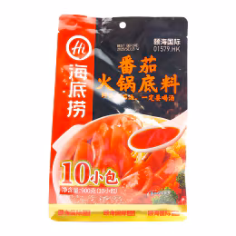 Hai Di Lao Tomato-Flavoured Hot Pot Soup Base (90gx10)