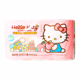 ITC Hello Kitty Ultra Comfort Bath Tissue (6 rolls)