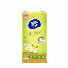 Vinda 4D 3Ply Facial Tissue - Green Tea Scent (5 packs)