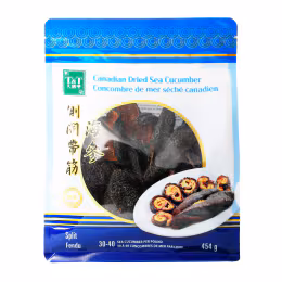 T&T Canadian Dried Wild Sea Cucumber - Split (454g)