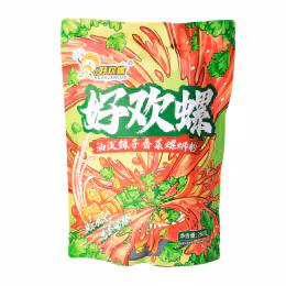Hao Huan Luo Red Chilli Oil and Coriander Lousi Rice Noodless (260g)