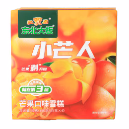 Dong Bei Da Ban Mango Flavoured Ice Bar (4x85g)