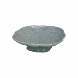 Huacheng Blessings High-Footed Plate (19.5cm)