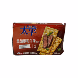 Pacific Black Pepper Beef Soda Cracker (400g)