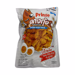 Prinze Crispy Shrimp Head Snack Salted Egg Flavour (75g)