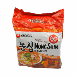 Nongshim Spicy Broth Vegetables Noodle (4x124g)
