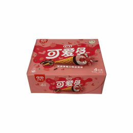 Wall's Strawberry Flavoured Ice Cone (4x67g)