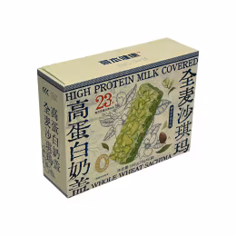Ge Ben High Protein Milk Coated Whole Wheat Sachima-Jasmine Green Tea Flavoured (6x28g)