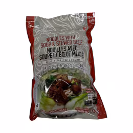 Asian Legend Noodles with Soup & Stewed Beef (740g)