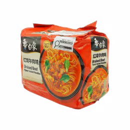 Bai Xiang Braised Beef Flavour Noodle (5x107g)