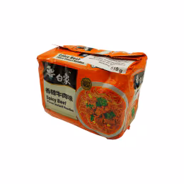 Bai Xiang Spicy Beef Flavoured Noodle (5x102g)