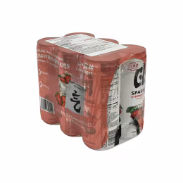 Genki Forest Strawberry Kiss Sparkling Water (6x300mL)