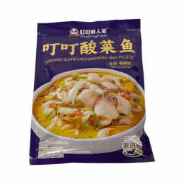DingDingFresh Suancai & Snakehead Fish Fillets (450g)