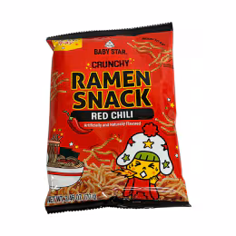 Baby Star Red Chilli Flavoured Crispy Noodle Snack (70g)