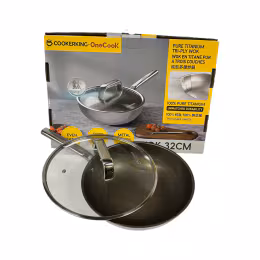 Cooker King Pure Titanium Wok (32cm)