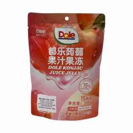 Dole Peach Flavoured Konjac Juice Jelly (258g)