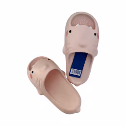 Late Time Baby Shark Slippers Pink Size 38–39 (1pair)