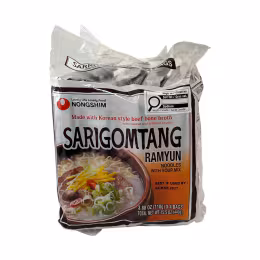 Nongshim Beef Sarigomtang Ramyun Noodles (4x110g)