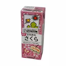 Kikkoman Sakura Flavoured Soy Milk Drink (200mL)