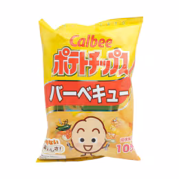 Calbee BBQ Potato Chips (105g)