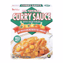 House Med Hot Curry Sauce (210g)