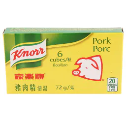 Knorr Pork Bouillon Cubes – 6 Pack (72g)