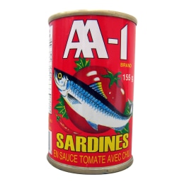 Aa-1 Hot Sardines In Tomato Sauce (155g)