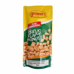 Growers Garlic flavour Peanuts (80g)