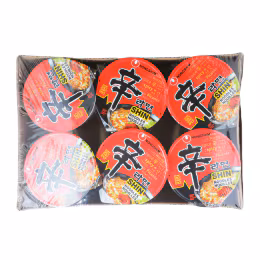 Nongshim Shin Spicy Cup Noodles (75gx6)