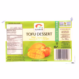 Sunrise Peach Mango Flavoured Tofu Dessert (150gx2)