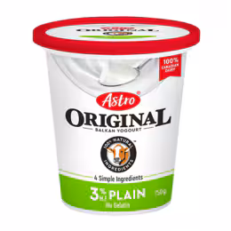 Astro 3% Mf Plain Original Balkan Yogurt (750g)