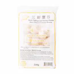 Unique Wonton Shrimp Chicken & Pork Wontons (238g)