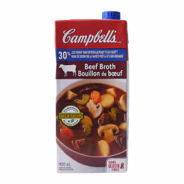 Campbell's Low Sodium Beef Broth Tetra (900ml)