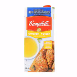 Campbell Low Sodium Chicken Broth 900ml