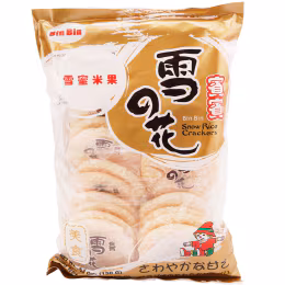 Bin Bin Snow Rice Crackers (150g)