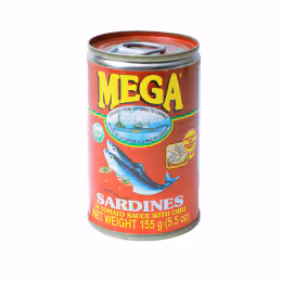 Mega Sardines Wtomato Sauce-Hot (155g)