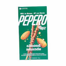 Lotte Pepero Almond & Chocolate Biscuit Sticks (32g)