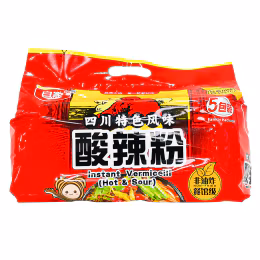 Bai Jia Hot & Sour Instant Vermicelli (105gx5)