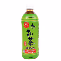 Itoen Unsweetened Green Tea (500mL)