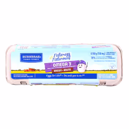 Burnbrae Farms Omega 3 L Brown Eggs (12pcs)
