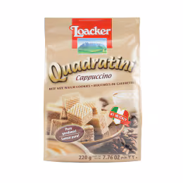 Loacker Quad Cappuccino Wafer (220g)