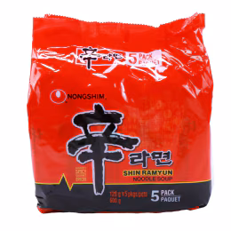 Nongshim Shin Spicy Ramen (120gx5)
