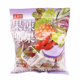 Shj Assorted Fruit Flavour Coconut Jelly 280g