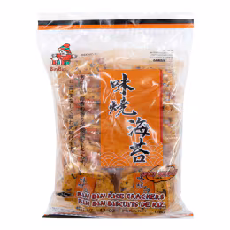 Bin Bin Spicy Roasted Seaweed Rice Crackers (135g)