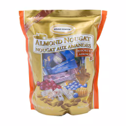 Golden BonBon Assorted Almond Nougat (454g)