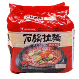 Nongshim Beef Clay Pot Noodles (120gx5)