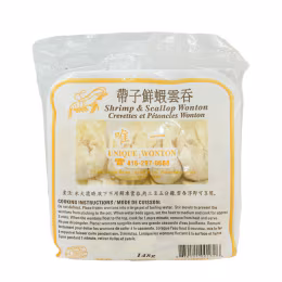 Unique Wonton Scallop & Shrimp Wonton (148g)