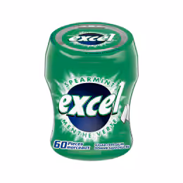 Excel Spearmint Gum Bottle 83g