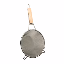 Emf Strainer Stainless Steel Wood Handle