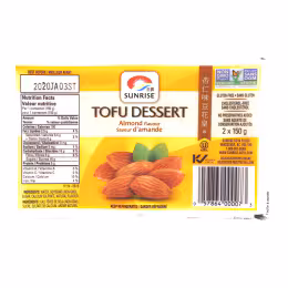 Sunrise Almond Flavoured Tofu Dessert (150gx2)